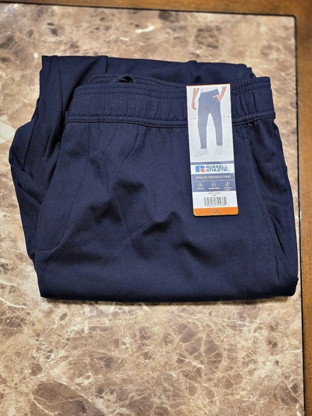Russell Athletic Tapered Fit Pant Pants Blue XXL
